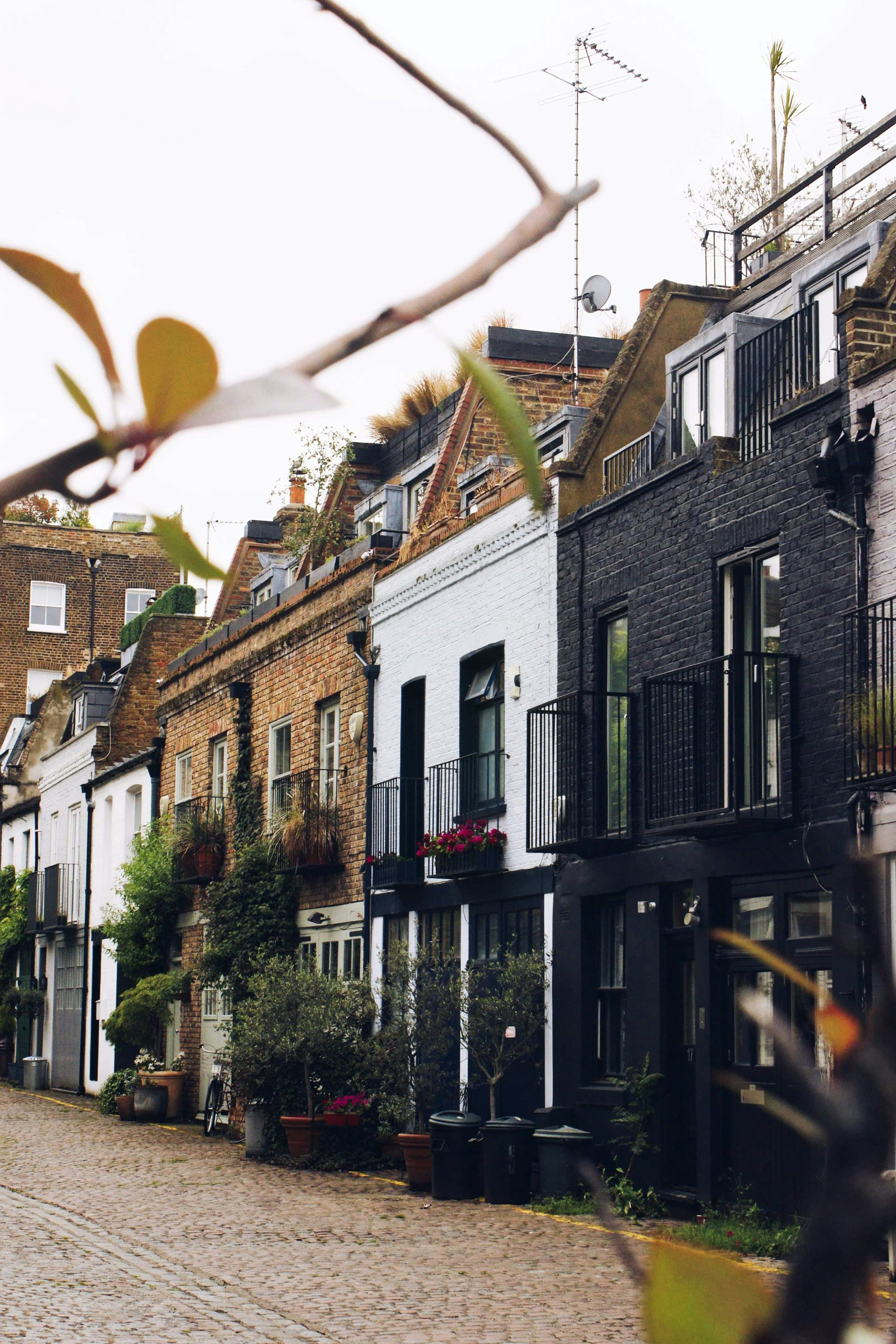 Professional surveyor assessing residential property